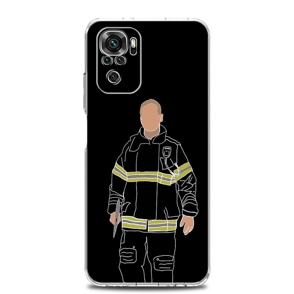 Fireman Firefighter Soft TPU Phone Case For Xiaomi Redmi Note 15 14 13 12 4G 10 11 Pro Plus 5G 14C 13C 12C 10C Cover