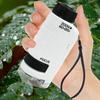 Mini Microscope 60x-120x Magnification Pocket Microscope Educational LED Lighted Microscope for Learning and Exploring