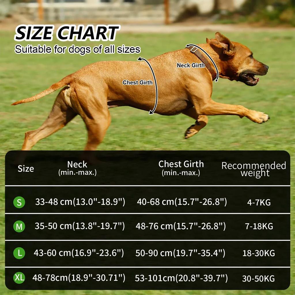 Dog Chest No Pull with Leash Clips Adjustable Soft Padded Reflective Oxford No Choke Pet Vest Easy Control Handle for Large Dogs