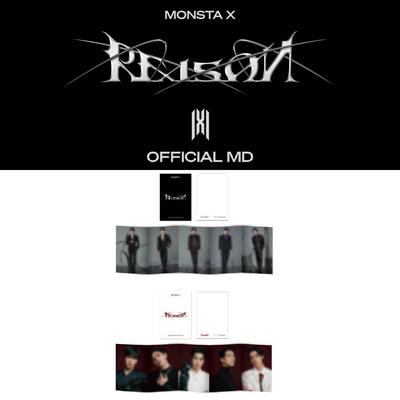 MONSTA X POP-UP STORE REASON Akkordeon-Postkarte