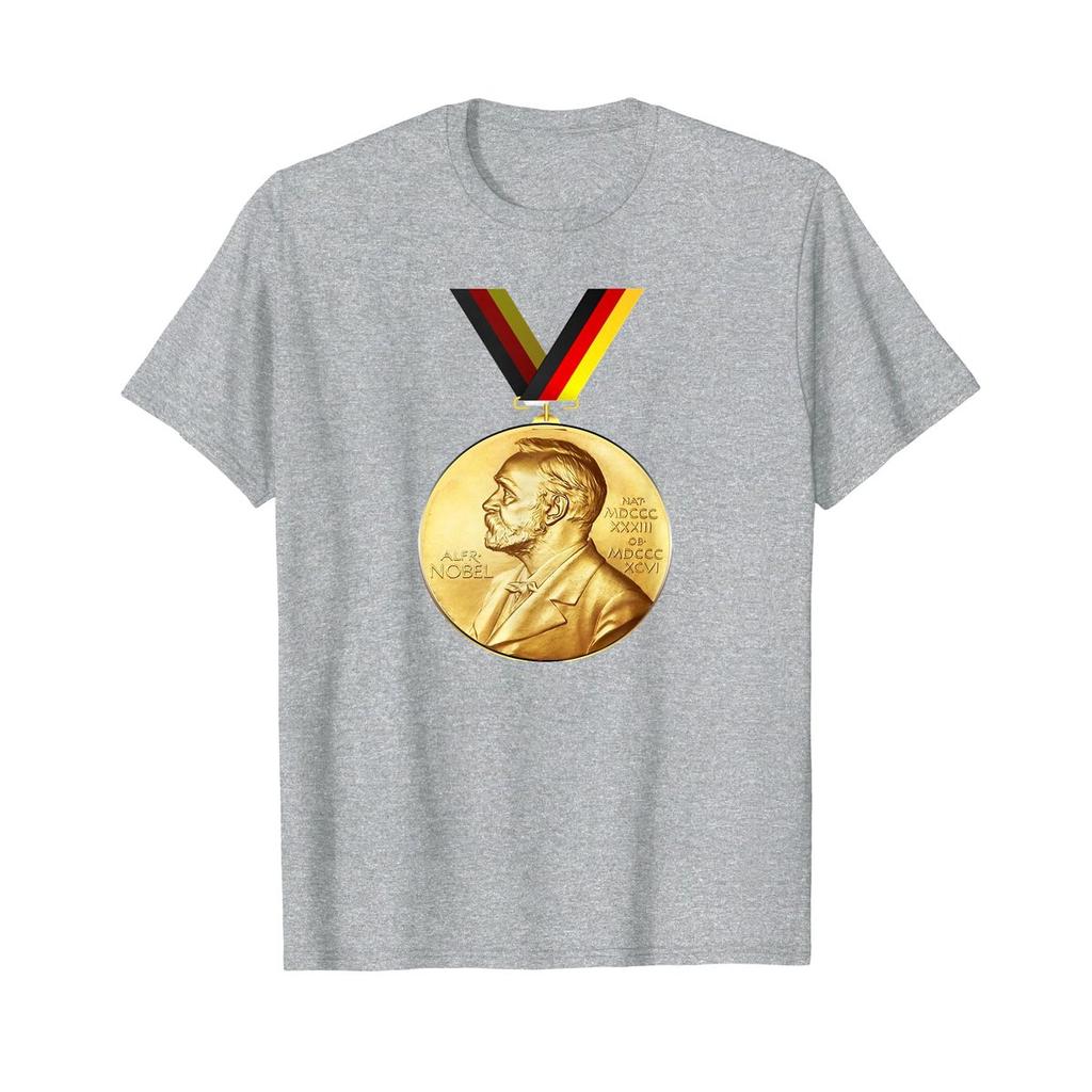 minimax Nobel Peace Prize Medal Graphic T-Shirt Casual Cotton Tee