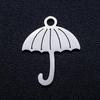 10pcs/lot 316 Stainless Steel Umbrella Cloud DIY Earring Charms Horse Star Snowflake Necklace Making Pendants Ake