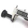 60'' Breite Rudergerät Sitzpolster & Rollenschiene mit Bauchmuskeltrainer-Rad