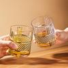 Light Luxury Ice Hockey Beer Glasses, Cocktail Glasses Bar Diamond Whiskey Glasses Wine Glass Beer Mugs Bartender Glasss