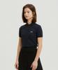 AVEN Women'S Paper Light Polo Shirt Navy