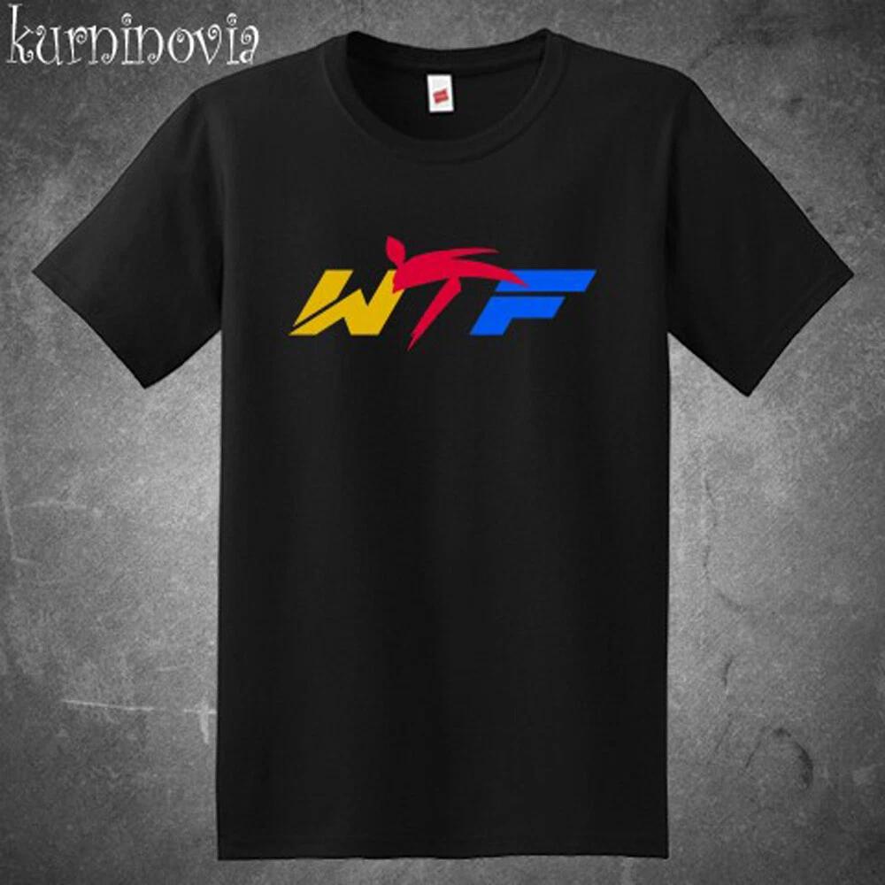 WTF World Taekwondo Federation Men s Black Size S to 5XL XXL