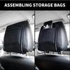 1pcs Car Seat Back Headrest Pillow Dustproof Cover For Mercedes Benz C180 C200 C260 C300 W108 W124 W126 W140 W168 W169 W176