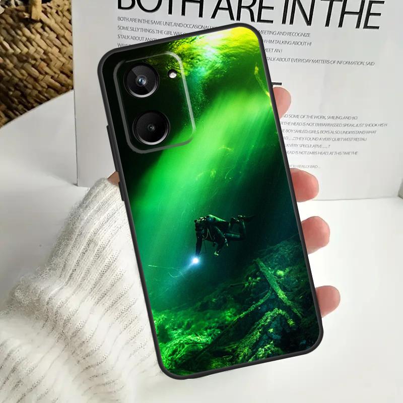 Scuba Diving For Realme GT7 Pro GT6 C75 C61 C67 C63 C71 C55 C51 C65 C53 10 11 12 13 14 15 Pro Plus Case