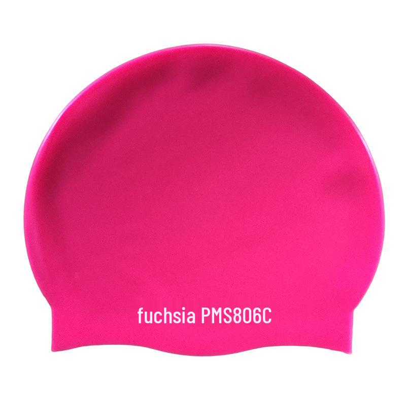 60g Unisex Silicone Swim Cap: Adult Fashion, Waterproof, Ear Protection, Pure Color