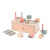 Wooden Matching House Toys Montessori Toys Multifunction Box Color Shape Sorting Building Blocks for Children Early Education
