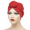 Summer Winter Spring Autumn Women Knit Beanie With Rhinestone Embellishments For Casual Wear