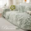 Sofa Towel Striped Couch Pad Light Colored Sofa Blanket All Season Universal All-Inclusive One-Piece Non-Slip And Wear-Resistant