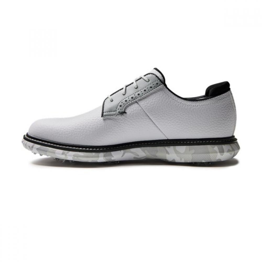 Footjoy Tradition Blucher White Grey Camo 57953