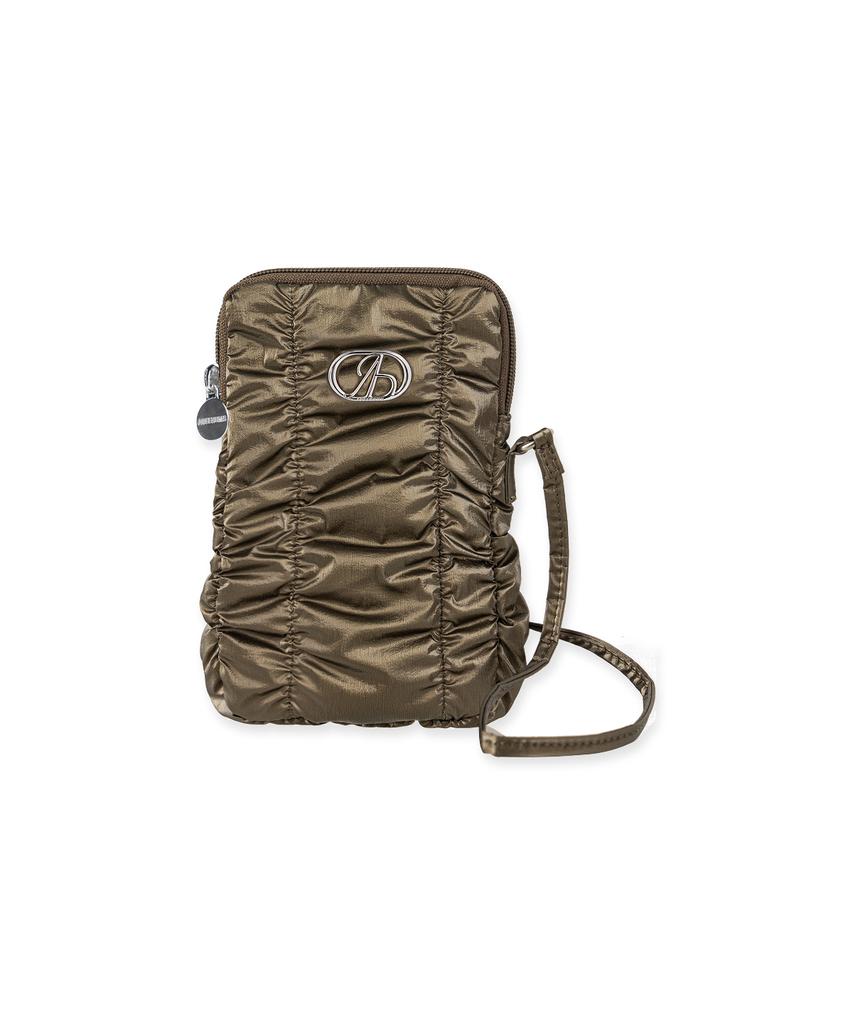 Abeehums Glossy Phone Crossbody Bag Abh348-709 Khaki