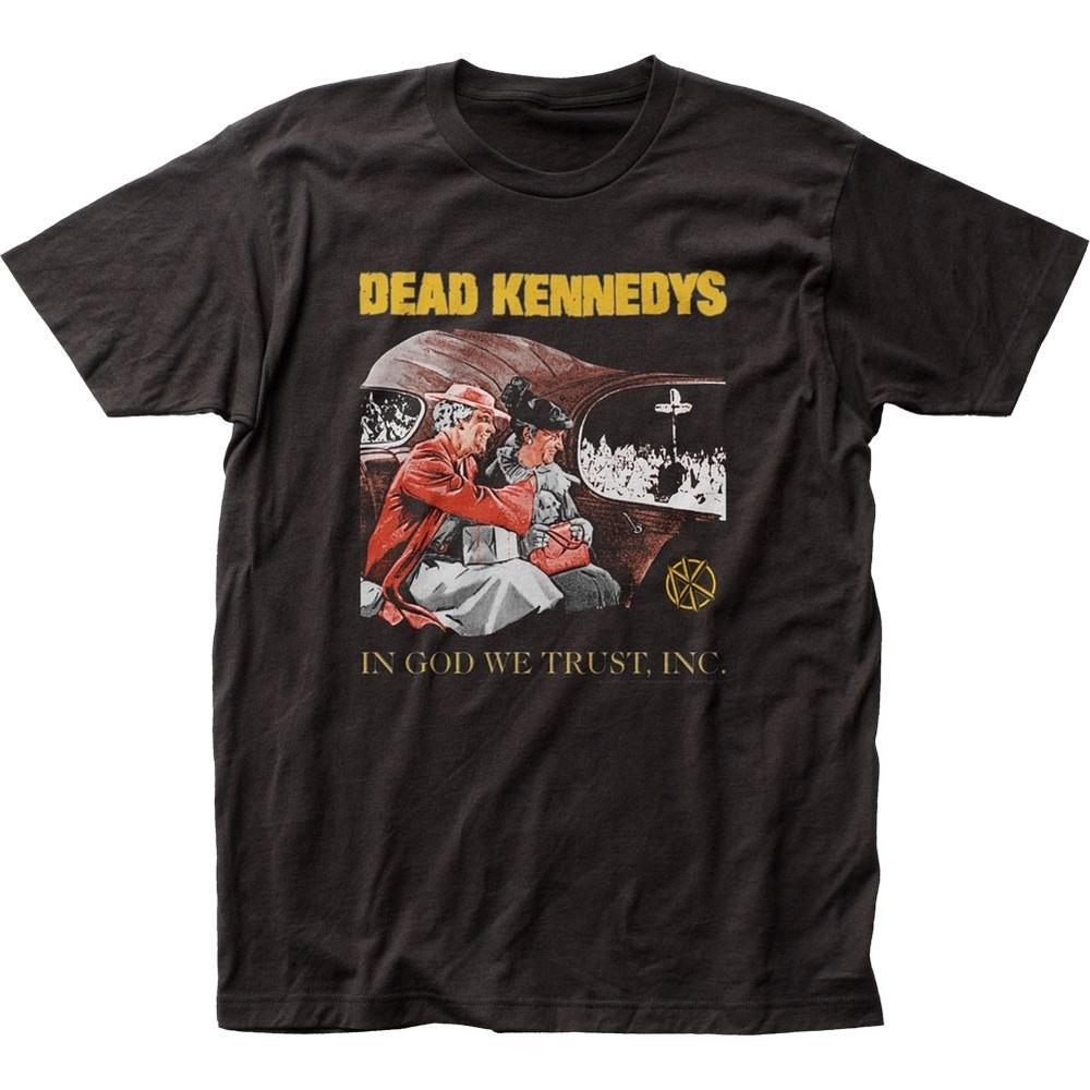 

Dead Kennedys In God We Trust Inc Mens T Shirt Music Classic Band Tee New Black Unisex T-Shirt L