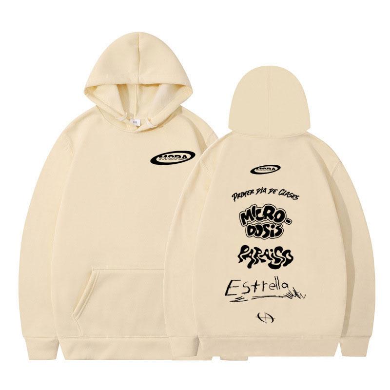Rapper MORA Album 2025 Merch Graphic Hoodie Men Women Oversized Fleece Pullover Winter Long-sleeved Casual Comfort Sweatshirts