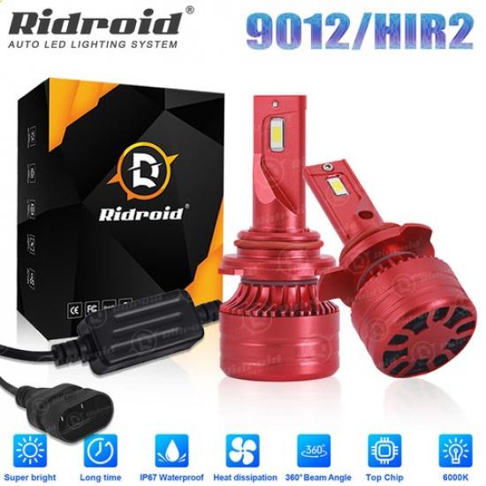 

2x 9012 LED Headlight Bulbs Kit High Low Beam Super Bright White 6500K CANbus