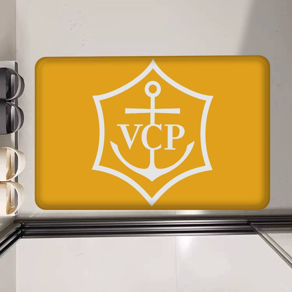 V-Veuve Clicquot Room Mats Cheaper Anti-slip Modern Living Room Balcony Printed Welcome Rug