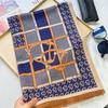 Scarf Women's Winter Imitation Cashmere Scarf Letter Chain Shawl New Thickened Warm Scarf
