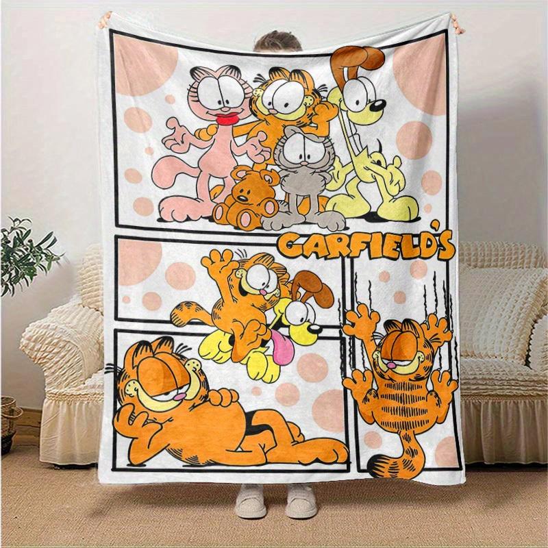 

1pc, Garfield s Throw Blanket, Soft & Cozy for Home Decor, Couch Cover, Travel, Camping, Car, Beach, Office Nap, Perfect Gift for Cat LoversA039 130x150cm