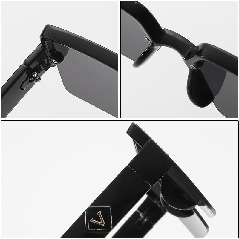 Luxury Fashion Brand Designer Sunglasses Women Square Letter Vintage Elegant Shades Glasses Cute Trendy Travel