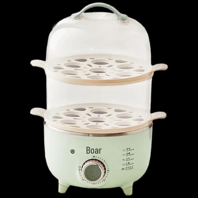 Bear Multi-Function Double-Layer Egg Cooker and Steamer CN plug (adapter included)
