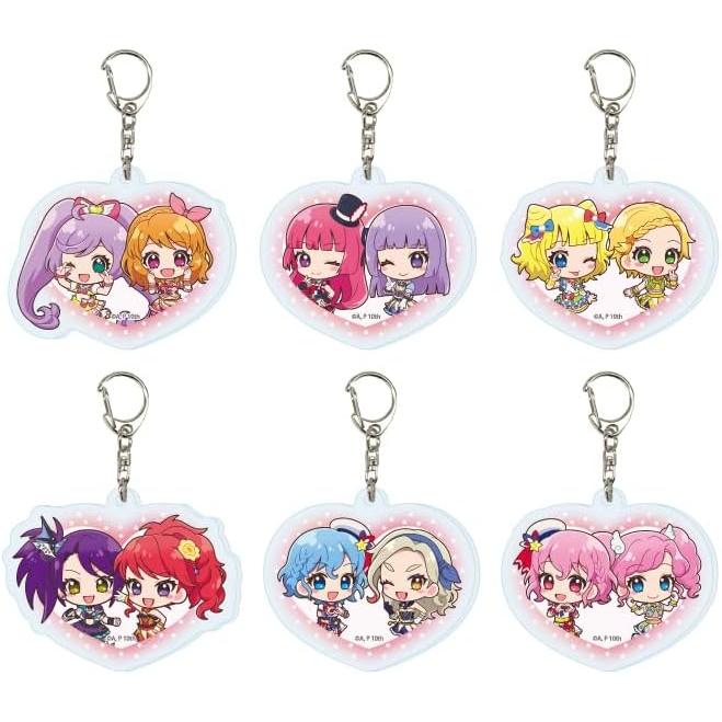 Aikatsu! Pripara The Movie: Miracle of Encounters! Acrylic Keyholder Complete Set - Box of 6