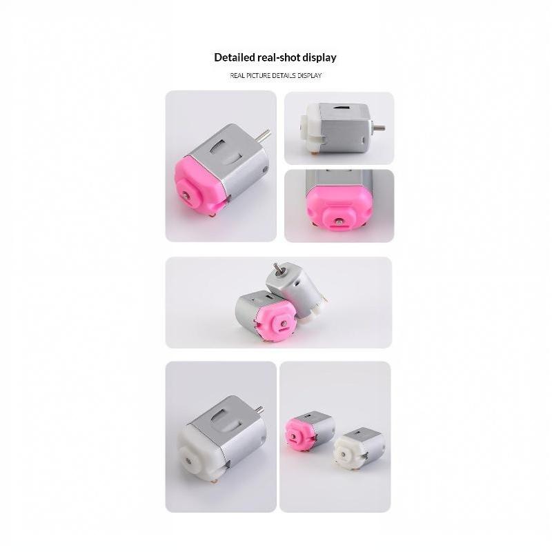 130 Micro DC Motor Stable Performance High Vibration Frequency Easy Installation for DIY Science Experiment School Projects