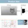 BSEED Zigbee Smart Light Switches 1/2/3 Gang Alexa Tuya Smart Life Compatible Plus Wall Socket With USB Type-C Ports EU Standard