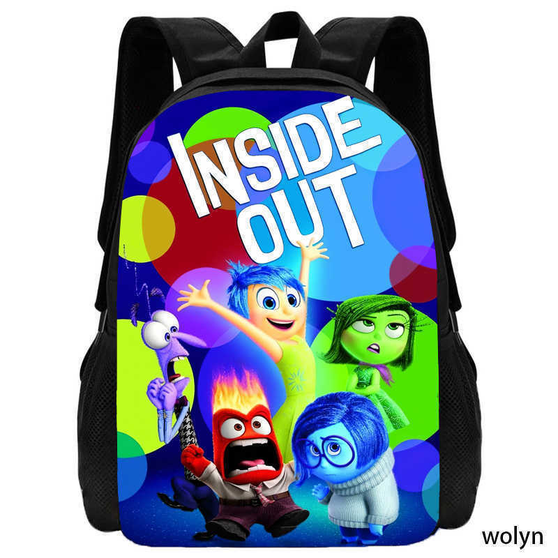 Inside Out 2 Anime Backpack For School And Travel With Storage Compartments