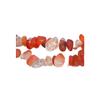Wire of Chips Beads In Cormaline Carnelian Red Agate - Wire 80cm