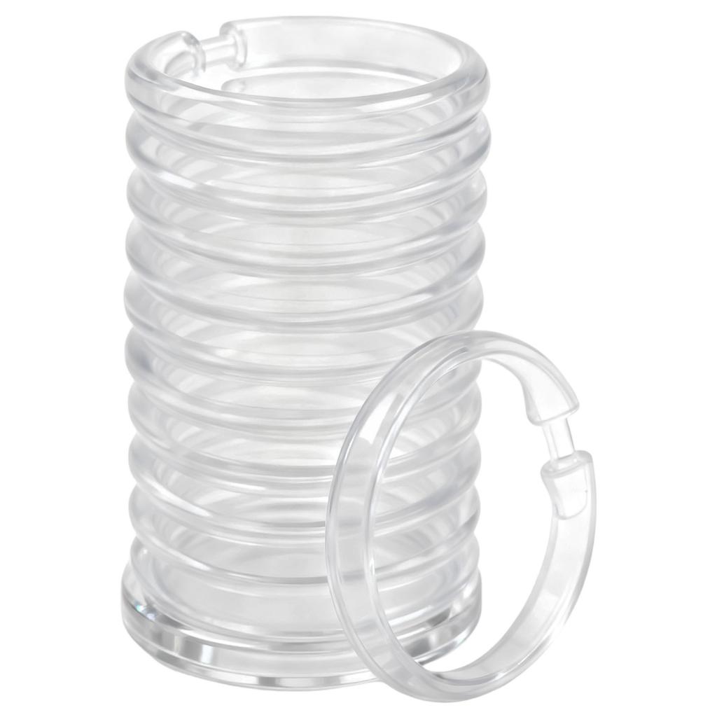Anelli per Tende da Doccia in Plastica Ganci per Tende Clip per Tenda da Bagno Scivoli Ganci per Tende da Doccia Appendiabiti Accessori da Bagno