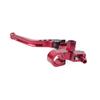22mm Kopplingshandtag Motorcykel Vänster Linje Kabelhandtag CNC Röd Svart Skoter för Peugeot Benelli Piaggio Aprilia NIU Kymco