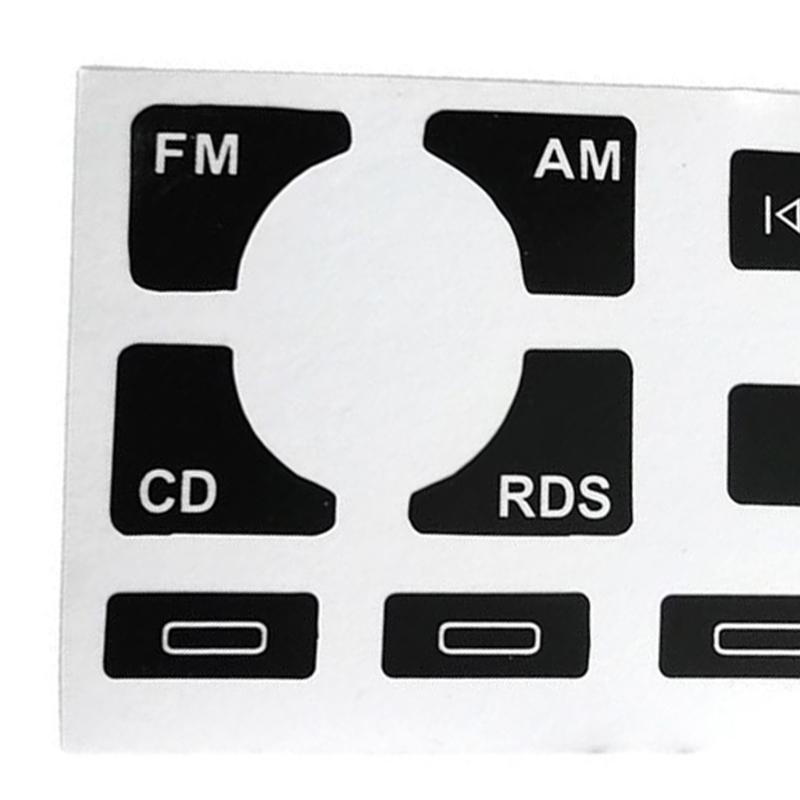 Door Lock Window Button Adhesive Sticker Button Repair Decal Sticker for B6 B7 Auto Accessories Easy Installation