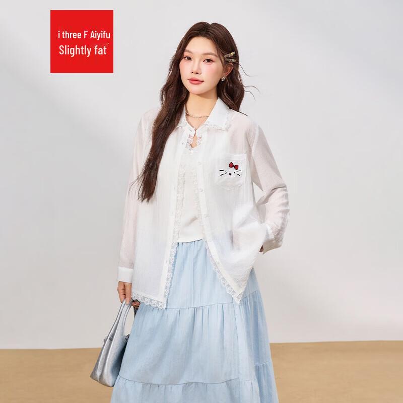 IEF 2026 Summer Korean Style Plus Size Shirt One Size