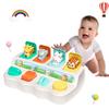 1 Stück Tier-Pop-Up-Spielzeug mit Peekaboo-Schaltern, Frühe pädagogische Lernaktivität für Kleinkinder Baby kognitives Training