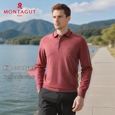 MONTAGUT Men's Fall Business Casual Knit Sweater