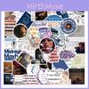 50ks Midnight Pop Queen Taylor Swift Nové album Midnights Samolepky Severský styl