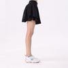 Women's High-Waisted Skirted Yoga Shorts - Double Layer, Anti-Exposure, Casual Sportwear.