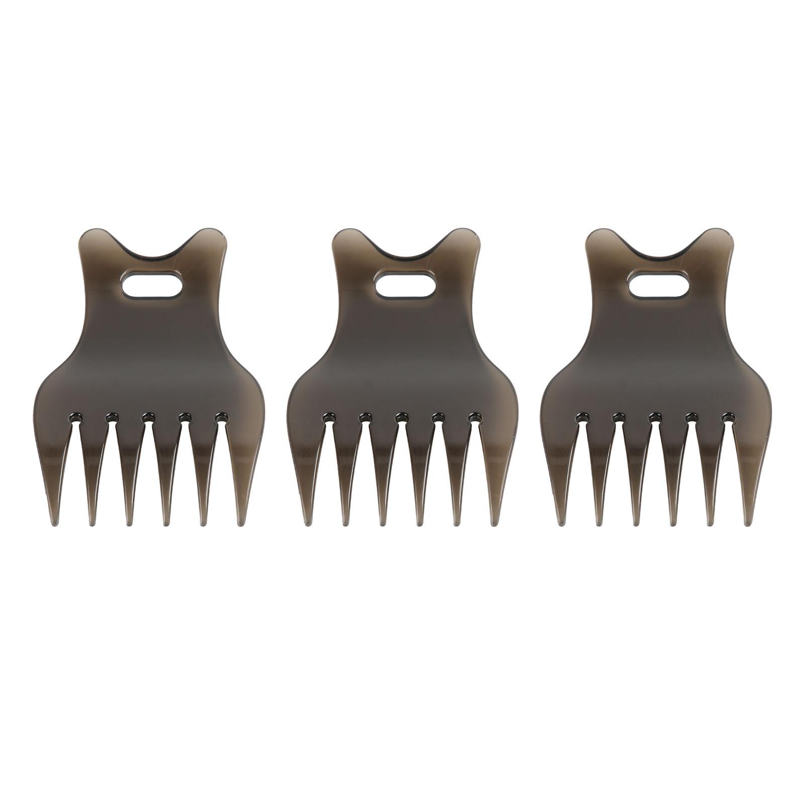 

3 шт. изгибающаяся расческа прочная ABS широкая большая безопасная многоцелевая зубчатая расческа для укладки волос для длинных густых волос