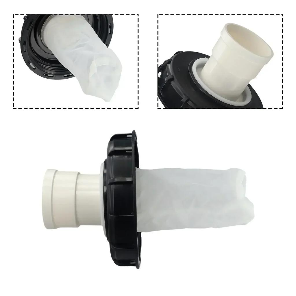 1PCS IBC Ton Pail Accessories Ton Pail Plastic With Filter Ton Pail Cover DN150 DN225 Black DN150-165MM,Red DN225-245MM