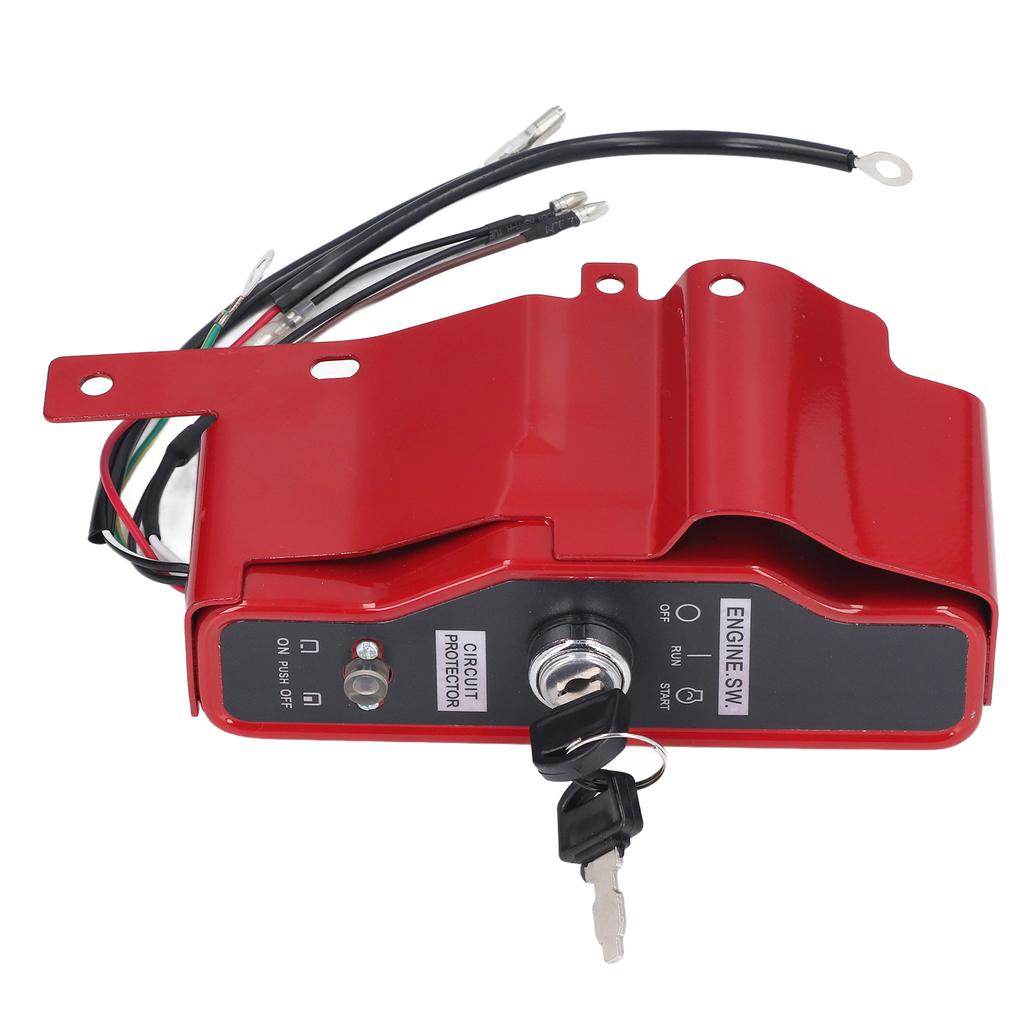 Ignition Key Switch Box Ignition Starter Switch Kit with 2 Keys for GX340 GX390 11hp 13hp Gas