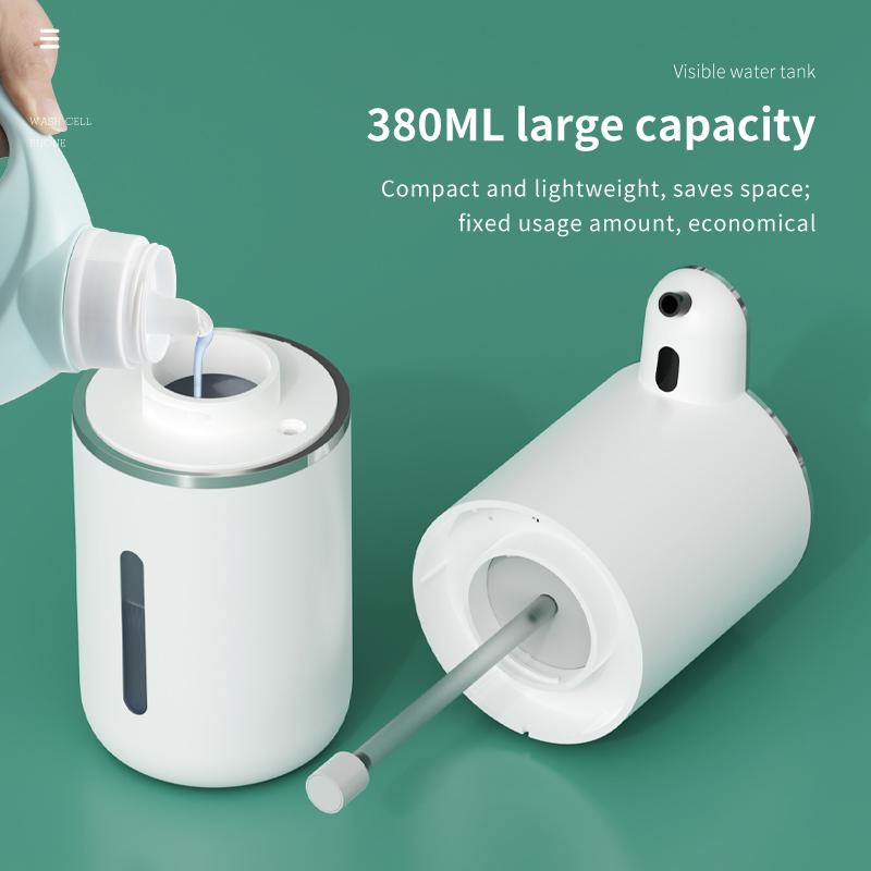 380ML Rechargeable Electric 4 Levels Adjustable Automatic Sensor Soap Dispenser Intelligent Hand Sanitizer Pump Washing Machine
