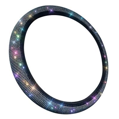 Potah na volant auta Bling kamínky Univerzální protiskluzová ochranná dekorace pro automobily