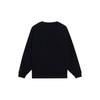 Li Ning Sweatshirts Unisex Black Crew Neck Moderate Regular AWDT147-1