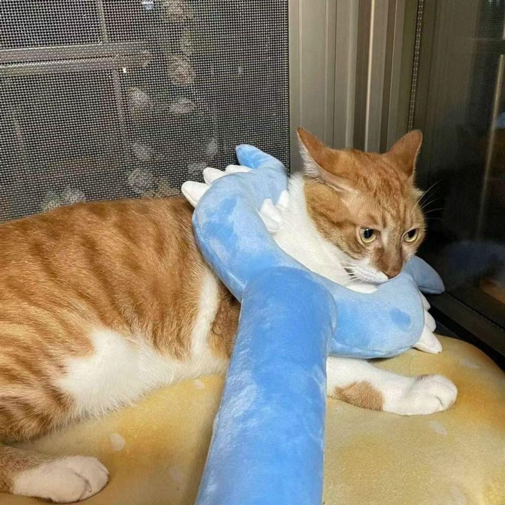 Stick Toy Plush Cat Teaser Long Fork Shape Funny Cat Stick 70cm Dog Interactive Toys Room