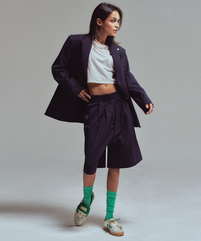 Erer Star Rivet Basic Jacket Navy