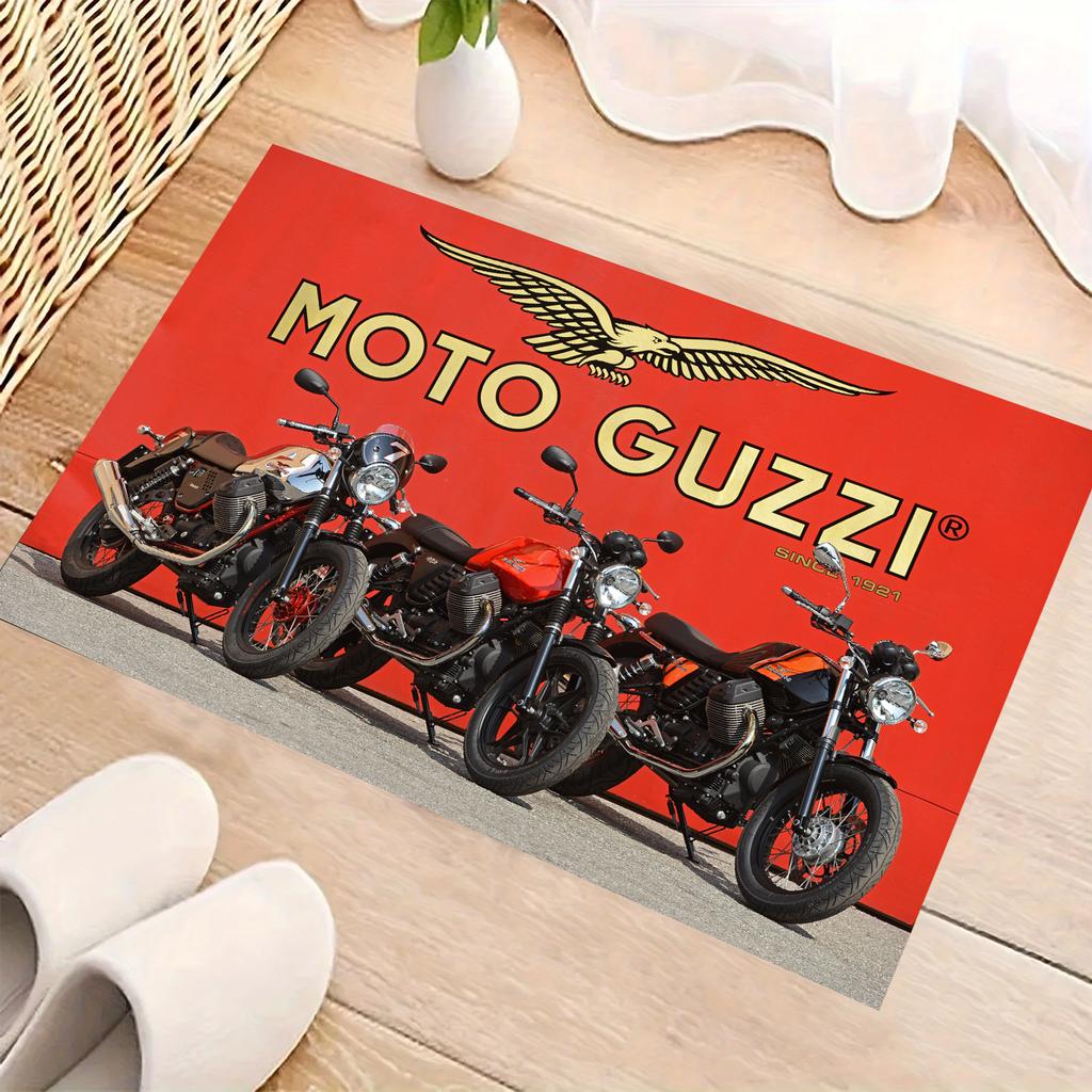 G-Guzzis Carpet Polyester Parking Mat Display Carpet Racing Cool Moto Display Motorcycle Mat Bedroom Anti-slip Home Rug