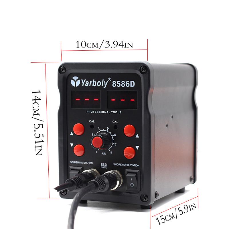 Digital Display BGA Rework Solder Station Soldering Hot Air Gun 8586D For SMD SMT Welding Repair Desoldering Tools