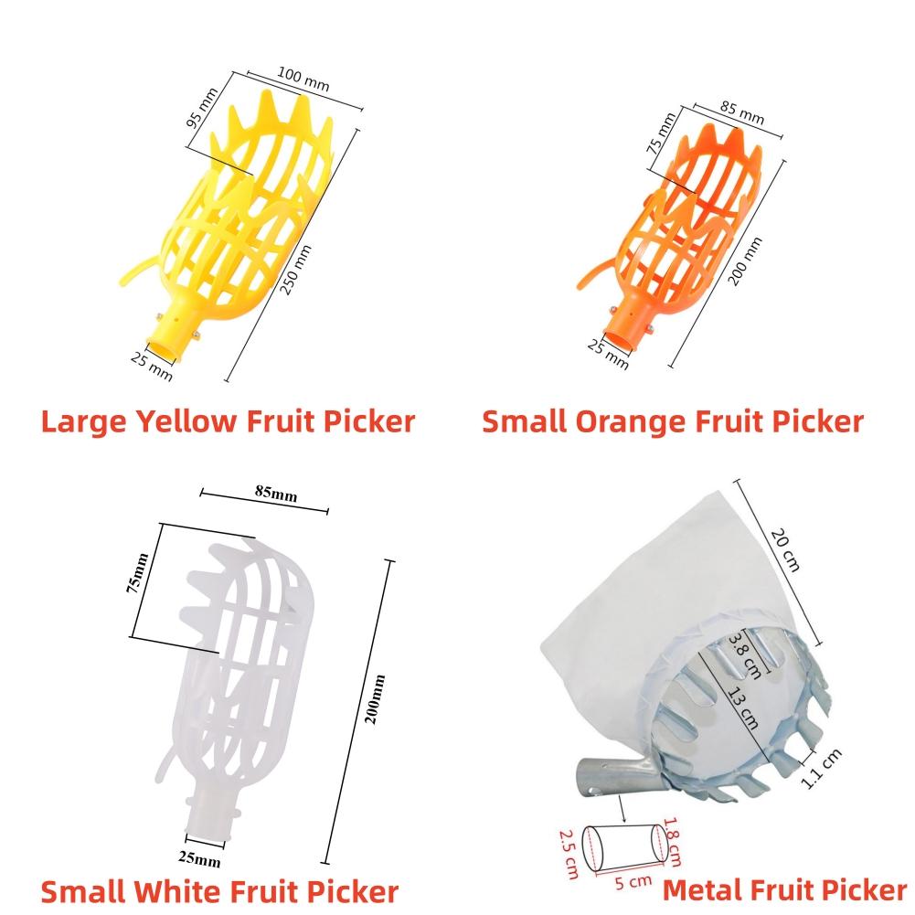 1Pc High Altitude Fruit Picking Tool Yangmei Pipa Lychee Longan Persimmon Telescopic Manual Fruit Picking Machine Plastic/Metal